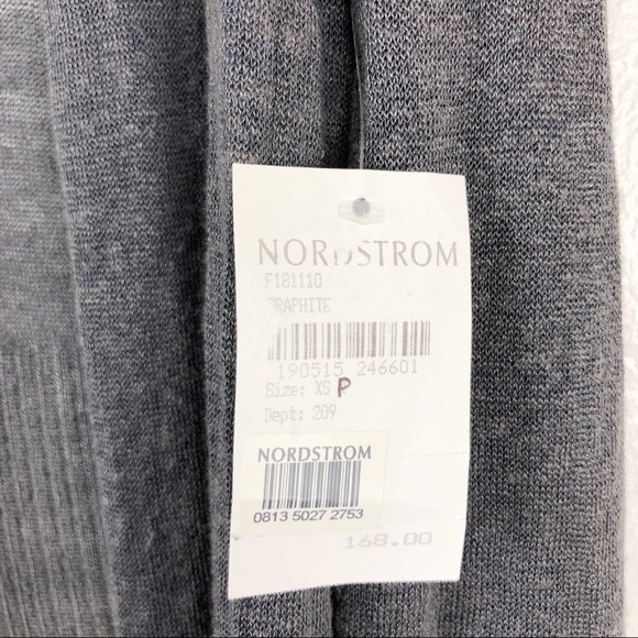 NIC + ZOE Long Lengths Cardigan Graphite Size PP